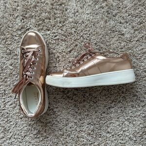 Rose Gold Sneakers